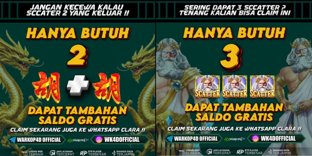PROMO SCATTER PRAGMATIC DAN PG SOFT WARKOP4D